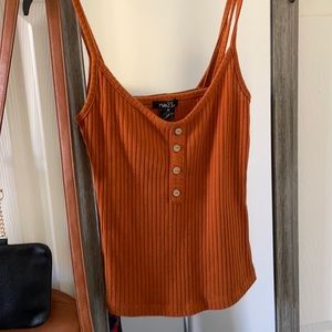 Rue 21 Orange Crop Top